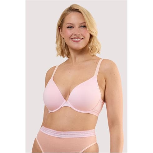 Playful Promises - Icon Blush Pink Microfiber Moulded Cup Bra