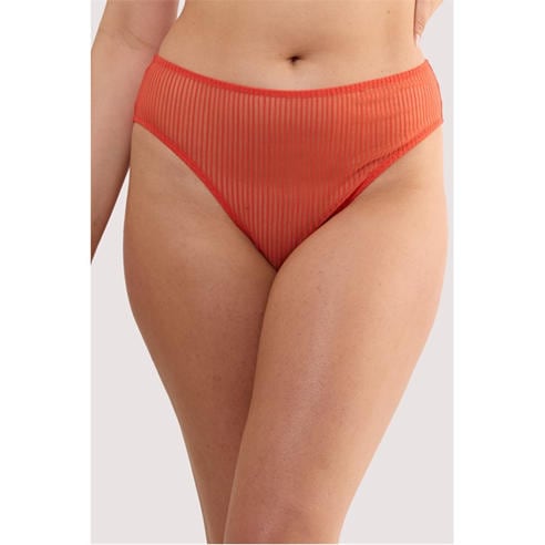 Playful Promises - Veronica Red Microstripe Hipster Brief