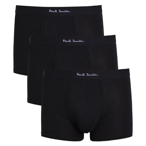 Paul Smith - Men's Plain Cotton Trunks 3 Pack