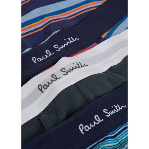 Paul Smith - PAUL SMITH 3PCK PLN/STRPE TRNK