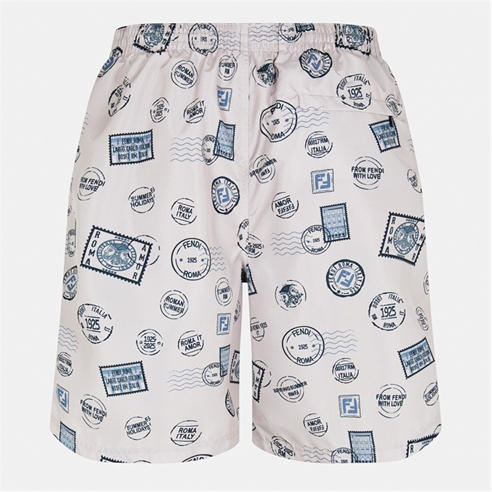 FENDI - Men's Postcard Woven Tracksuit Shorts