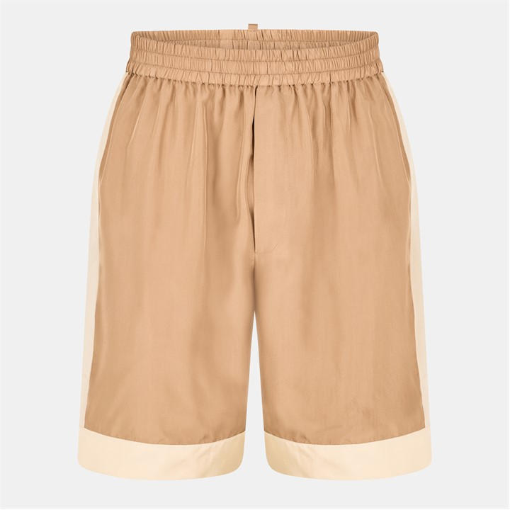 Dsquared2 Men's Beige Dsq Bowling Woven Tracksuit Shorts