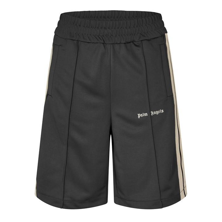 Palm Angels Men's Grey Woven Tracksuit Shorts - Size 2XL