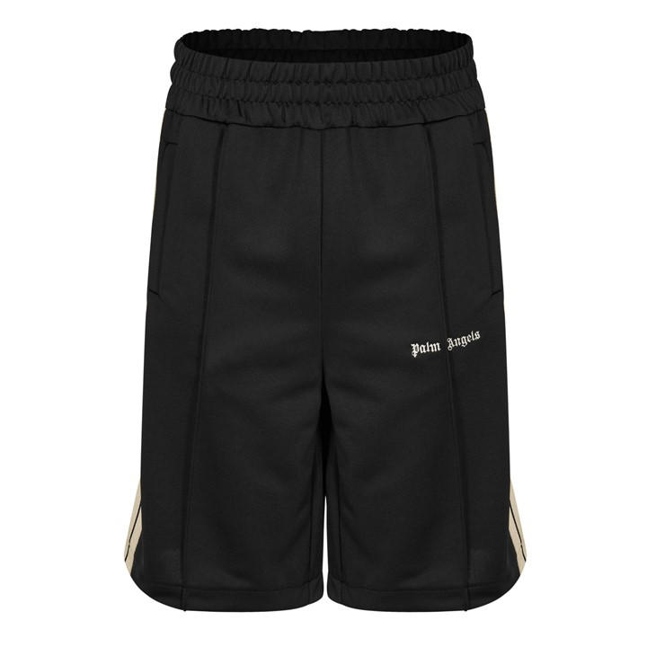 Palm Angels Men's Black Woven Tracksuit Shorts - XS