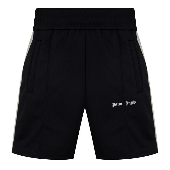 Palm Angels Men's Black Classic Track Shorts Extra Large