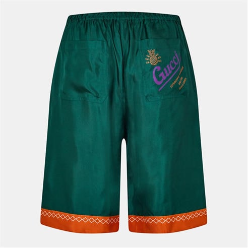 GUCCI - Men's Woven Tailored Fit Tracksuit Shorts