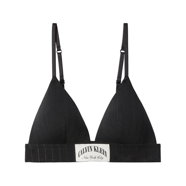 Calvin Klein Women's Black Non Wired Triangle Bralette