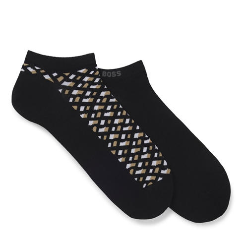 Boss - Mens BOSS Bodywear 2-Pack Ankle Socks with Logo Detail