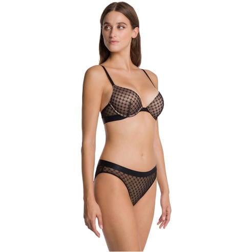 Wolford - Women's Sheer Lace Non-Wired Triangle Bralette