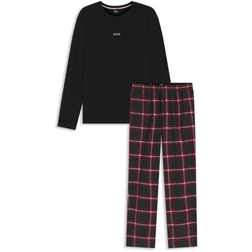 Boss - Men's Holiday Long-Sleeve Cotton Pyjama Set