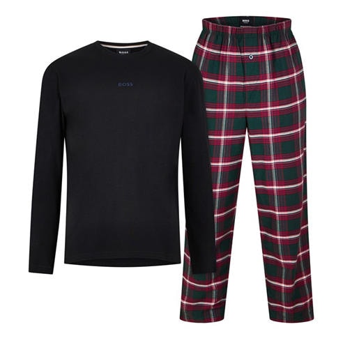 Boss - Men's Long-Sleeve Cotton Pyjama Gift Set