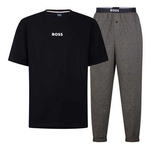 Boss - Men's Easy Short-Sleeve Cotton Pyjama Gift Set