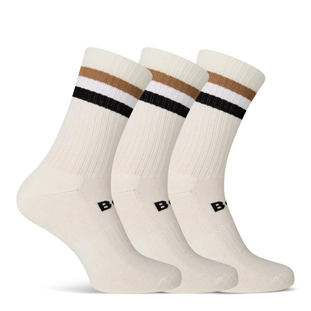 Calzettoni Corti Boss Uomo – 3 Paia, Tessuto Morbido (viscosa, Cotone, Poliammide, Elastan)
