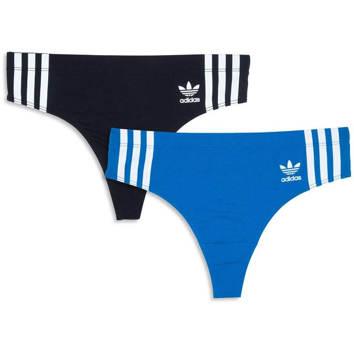 ADIDAS ORIGINALS Adidas Originals Comfort Flex Cotton Thong 2-Pack - Multi