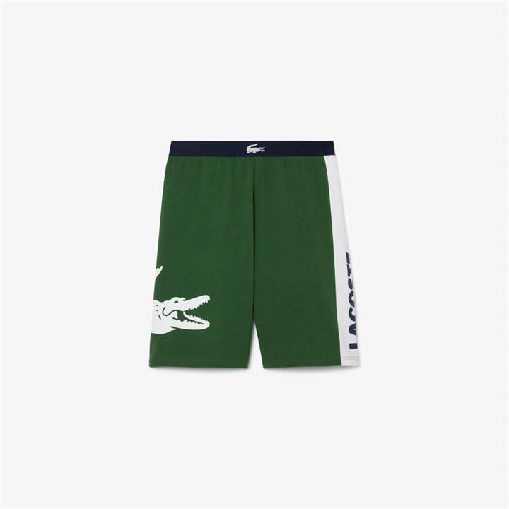Lacoste Men's Green Fleece Lounge Shorts - XL