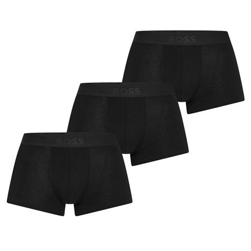 Boss - Three-pack of logo-waistband boxer briefs