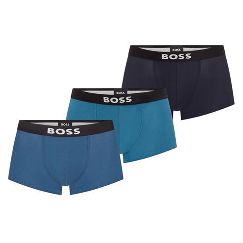 Boss - Mens BOSS Bodywear 3 Pack Boxer Briefs with Logo Waistband
