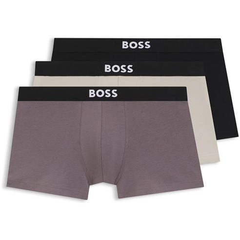 Boss - Mens BOSS 3 Pack Boxers with Logo Waistband