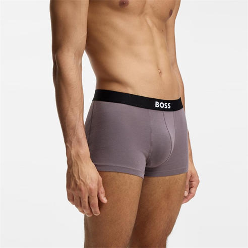 Boss - Mens BOSS 3 Pack Boxers with Logo Waistband