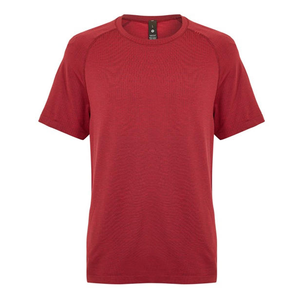 Grey/Black - LULULEMON - Men'S Metal Vent Tech 2.5 Stretch Jersey T-Shirt