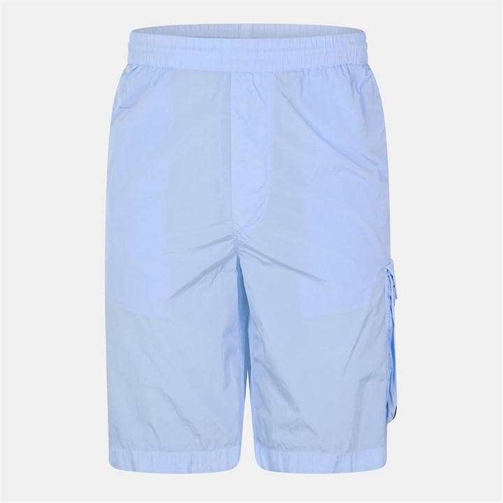 Cp Company Men's Blue Bermuda Cargo Shorts