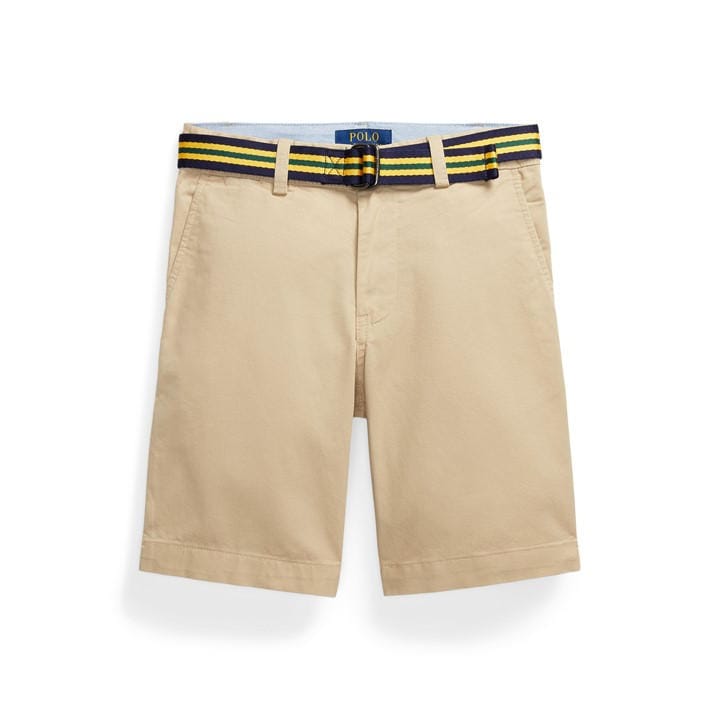 Polo Ralph Lauren Boys Beige Bedford Skinny Flex Abrasion Shorts Juniors