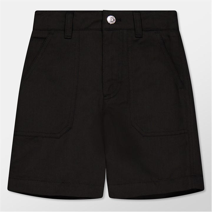 Moncler Boys Black Kids' Fleece Jogger Shorts