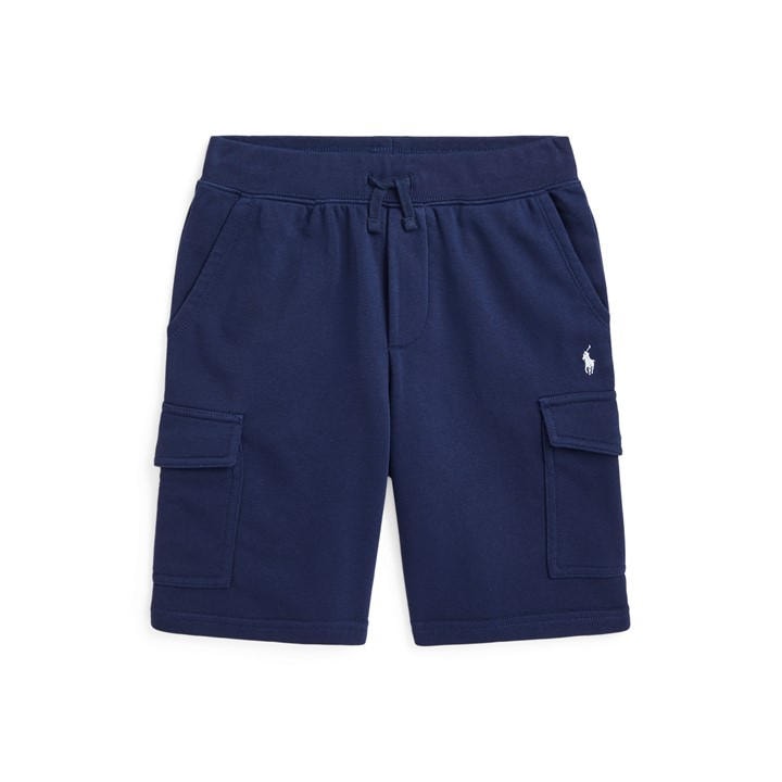 Polo Ralph Lauren Boys Blue Kids' Fleece Jogger Shorts - 5 - 6 Years