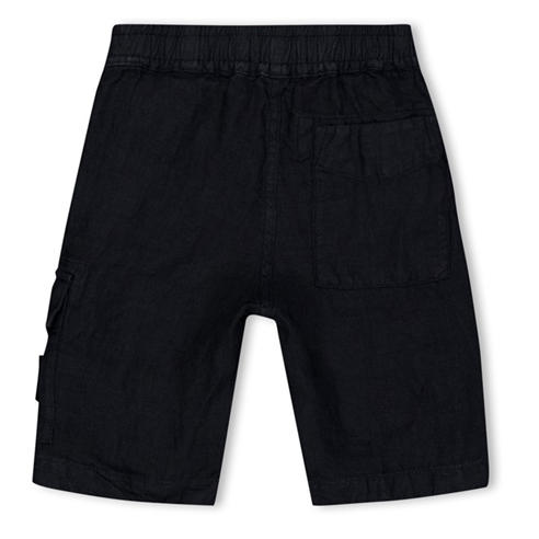 STONE ISLAND - Stone Linen Shorts Jn62