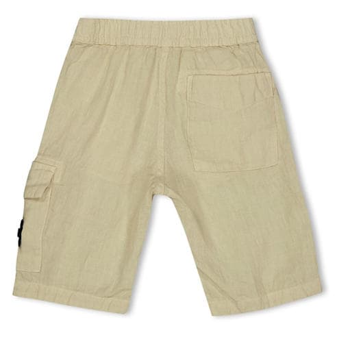 STONE ISLAND - Stone Linen Shorts Jn62