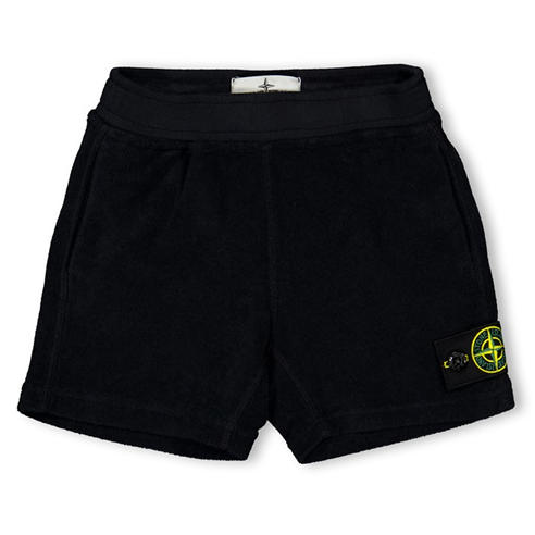 STONE ISLAND - Kids' Fleece Jogger Shorts