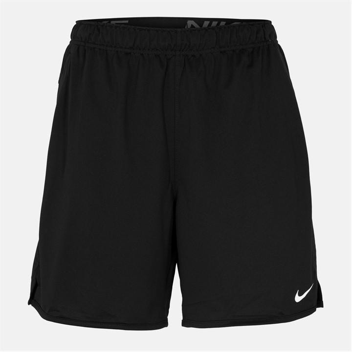 Nike Men's Black Dri-Fit Totality 7 Unlined Knit Fitness Shorts