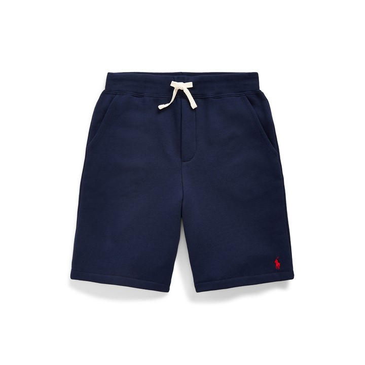 Polo Ralph Lauren Boys Blue Kids' Fleece Jogger Shorts - 9 - 10 Years