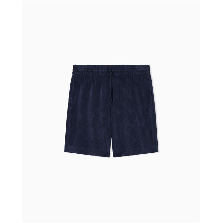 Emporio Armani Men's Blue Bermuda Beachwear