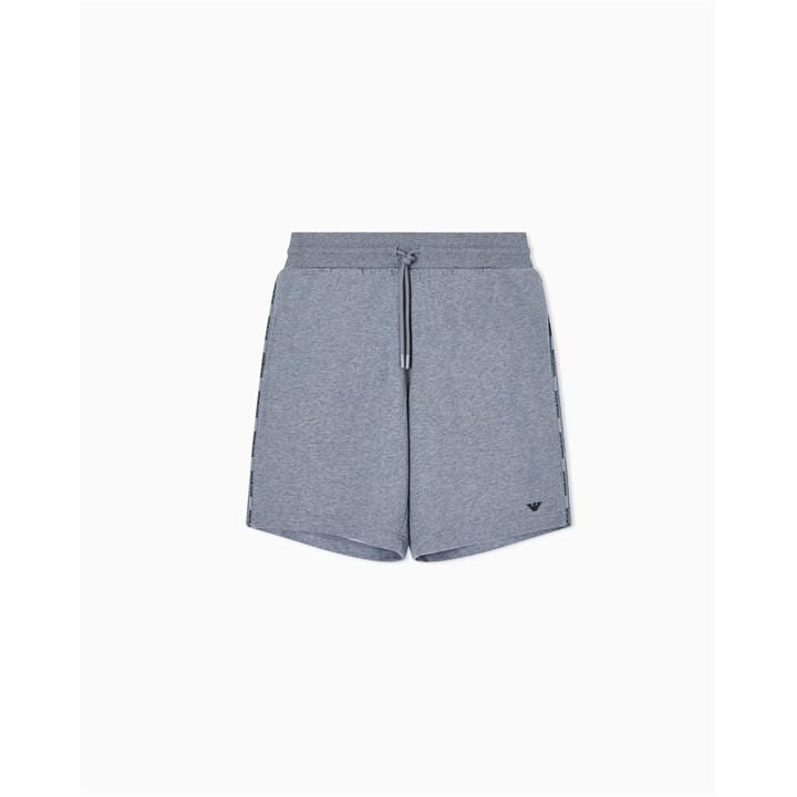 Emporio Armani Men's Grey Fleece Jogger Shorts