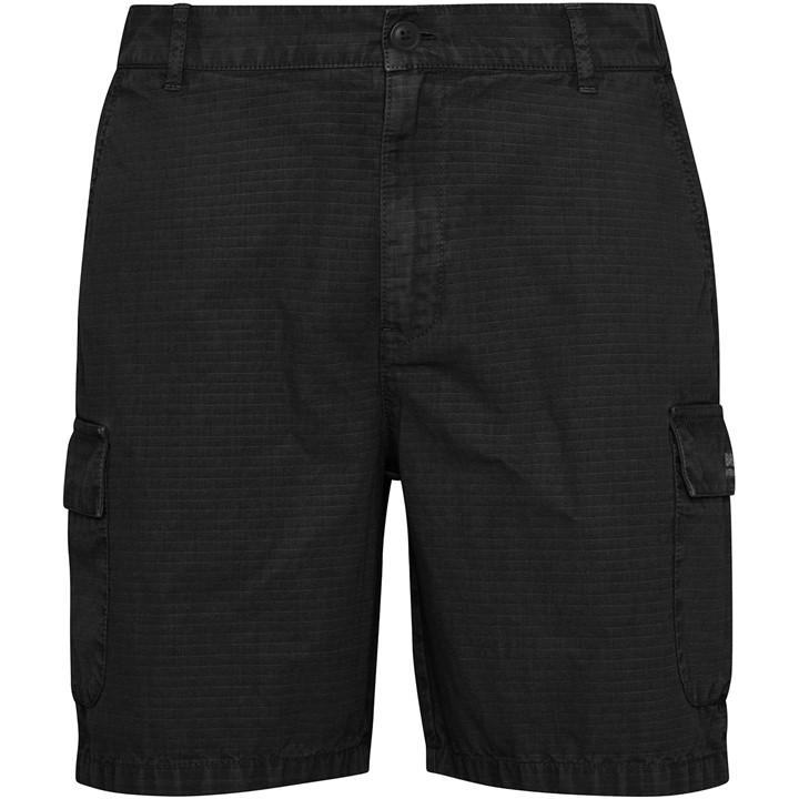 Barbour International Men's Black Ripstop Cargo Shorts