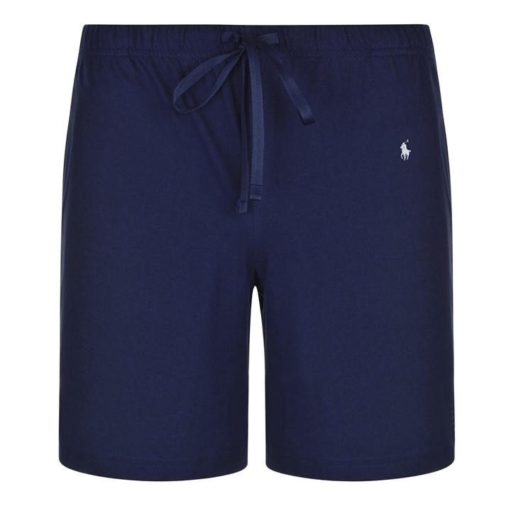 Polo Ralph Lauren Men's Blue Cotton Jersey Jogger Shorts - M