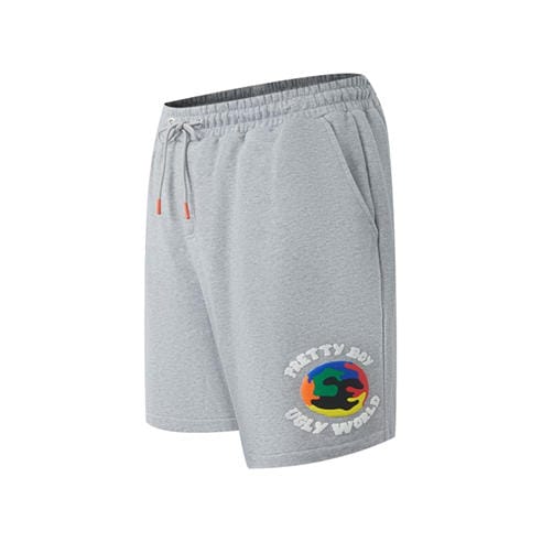 PRETTY BOY UGLY WORLD - Mens Cotton 4 Pockets Fleece Jogger Shorts
