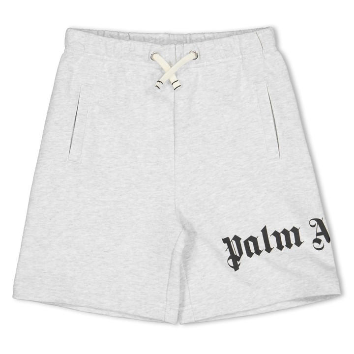 Palm Angels Boys Grey Palm Logo Shorts Jn61