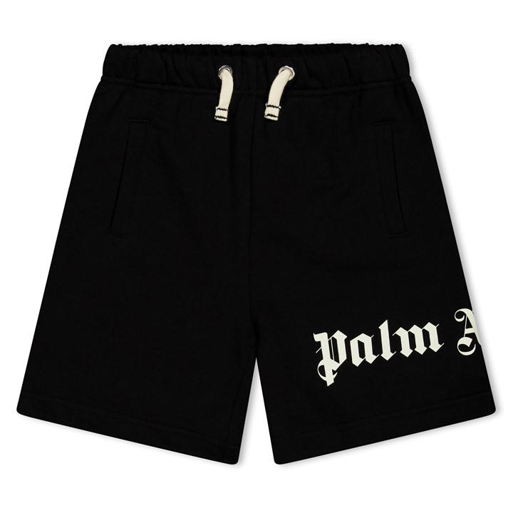Palm Angels Boys Black Palm Logo Shorts Jn61