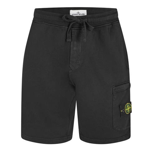 STONE ISLAND - Men's Fleece Jogger Shorts