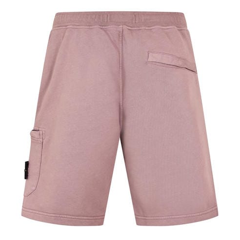 STONE ISLAND - Men's Fleece Jogger Shorts