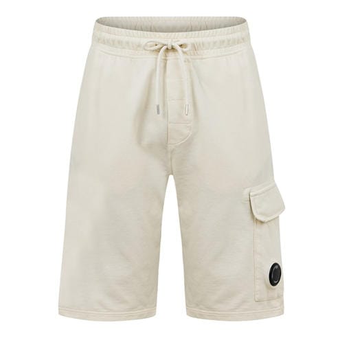 CP COMPANY - Men's Micro Lens Fleece Jogger Shorts