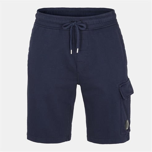 CP COMPANY - Men's Micro Lens Fleece Jogger Shorts