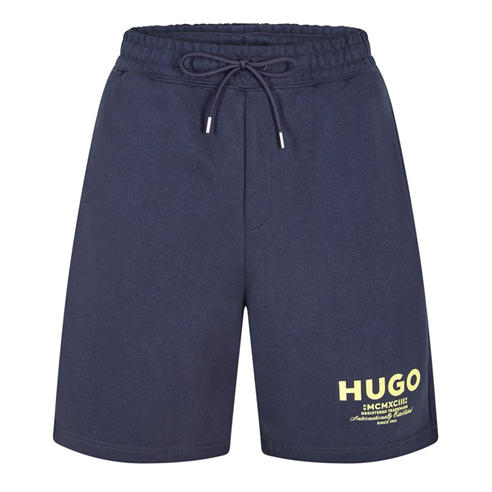 HUGO Bodywear laze shorts in green