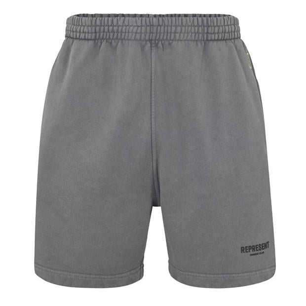 Black - REPRESENT - Men's Owners Club Relaxed Fit Shorts