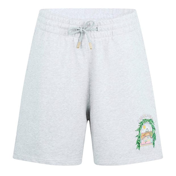Black - CASABLANCA - Men's Larche Jogger Shorts