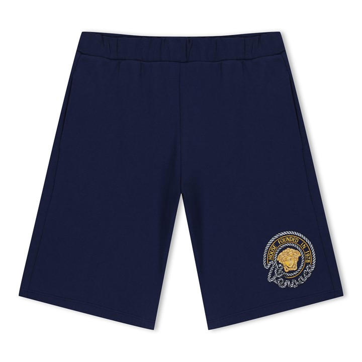 Versace Boys Blue Nautical Medusa Shorts - 11 - 12 Years