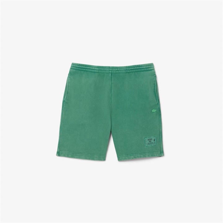 Lacoste Men's Green Fleece Jogger Shorts - XL