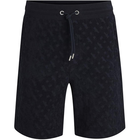 Boss - Men's H-Lamson 10 Black Fleece Jogger Shorts